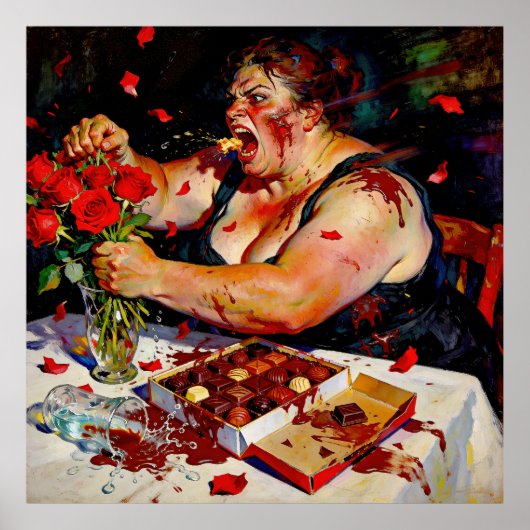 赤いバラへの軽蔑 - 生の怒りの肖像 ポスター (正面)