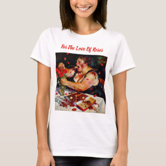 赤いバラへの軽蔑 - 生の怒りの肖像 Tシャツ