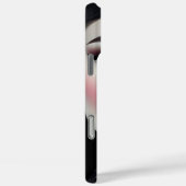 赤いバラを持つ美しい女性 Case-Mate iPhoneケース (裏面 / 右)