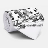 赤いバラを絵を描きます ネクタイ (ロール)