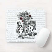 赤いバラを絵を描きます マウスパッド (マウス)