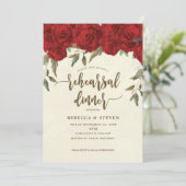 赤いバラモダンのリハーサル 招待状 (スタンド正面)