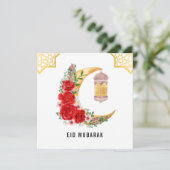 赤いバラ三日月イードムバラク カード (スタンド正面)