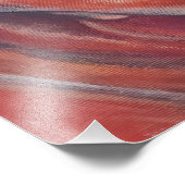 赤いバラ中央 フォトプリント            (角)