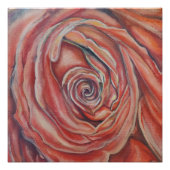 赤いバラ中央 ポスター (正面)