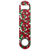 赤いバラ模様 スピード栓抜き (裏面)