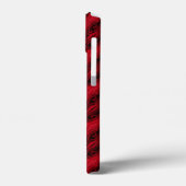 赤いバラ模様 Case-Mate iPhoneケース (裏面 / 左)