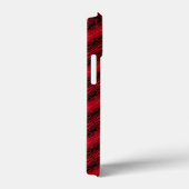 赤いバラ模様 Case-Mate iPhoneケース (裏面 / 右)