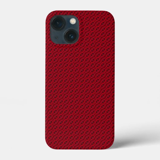赤いバラ模様 Case-Mate iPhoneケース (裏面)