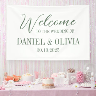 赤いバラ結婚ズボホのシーティングチャート 横断幕