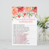 赤いバラ誕生日の女の子をどれだけ知っているか (スタンド正面)