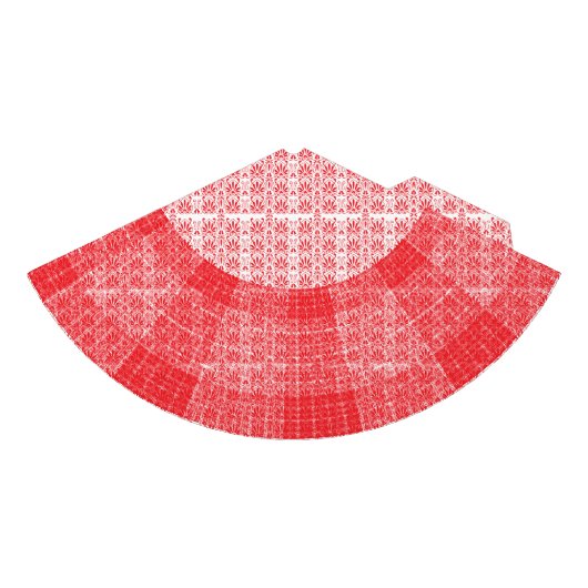 赤いバラ鮮やかに露がそっと乗っている パーティーハット (正面)