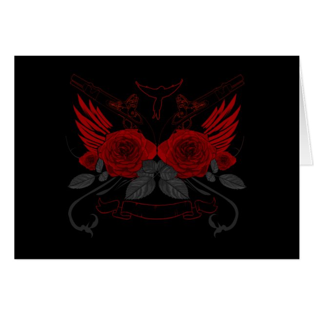 赤いバラ (正面横)