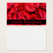 赤いバラ (正面&裏面)