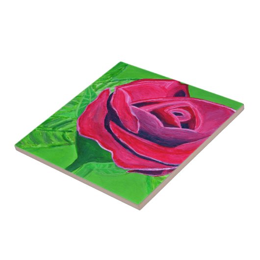 赤いバラ2 タイル (側面)