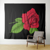 赤いバラ2 タペストリー (インサイチュ(横))