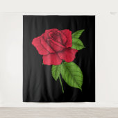 赤いバラ2 タペストリー (正面)