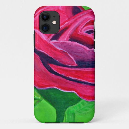 赤いバラ2 Case-Mate iPhoneケース (裏面)