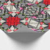 赤いバラ4U... ラッピングペーパー (角)