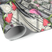 赤いバラ4U... ラッピングペーパー (ロールコーナー)