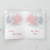 赤いバラ – あなたのために シーズンカード (内部)