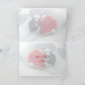 赤いバラ-あなたの考えることは梳きます カード (内部)