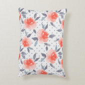 赤いバラ アクセントクッション (裏面(縦))