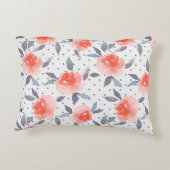 赤いバラ アクセントクッション (裏面)