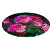 赤いバラ カッティングボード (角)