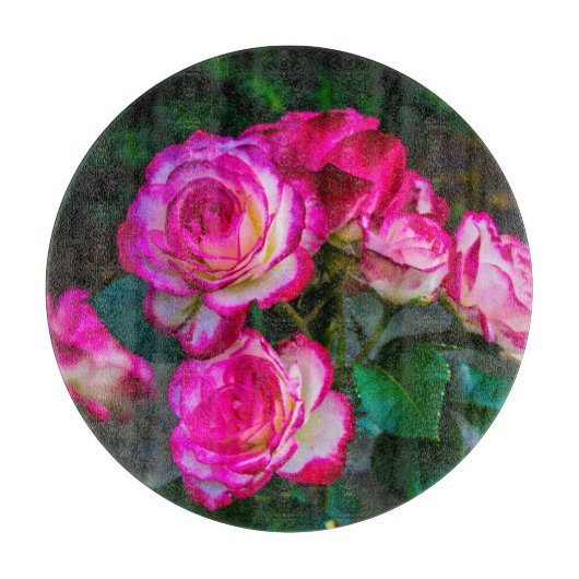 赤いバラ カッティングボード (正面)