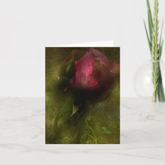 赤いバラ カード