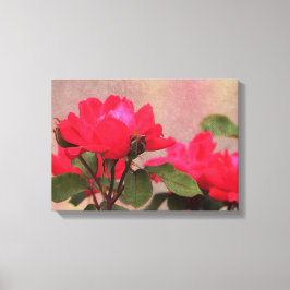 赤いバラ キャンバスプリント