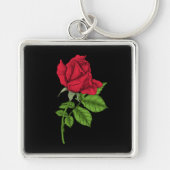 赤いバラ キーホルダー (正面)