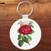 赤いバラ キーホルダー (正面)