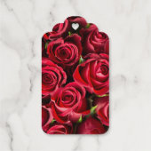 赤いバラ ギフトタグ (裏面)