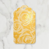 赤いバラ ギフトタグ (正面)