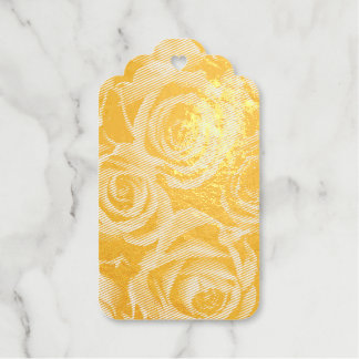 赤いバラ ギフトタグ