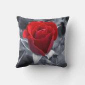 赤いバラ クッション (裏面)