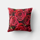 赤いバラ クッション (裏面)
