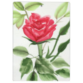 赤いバラ クリップボード (裏面)