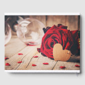 赤いバラ ゲストブック (裏面)