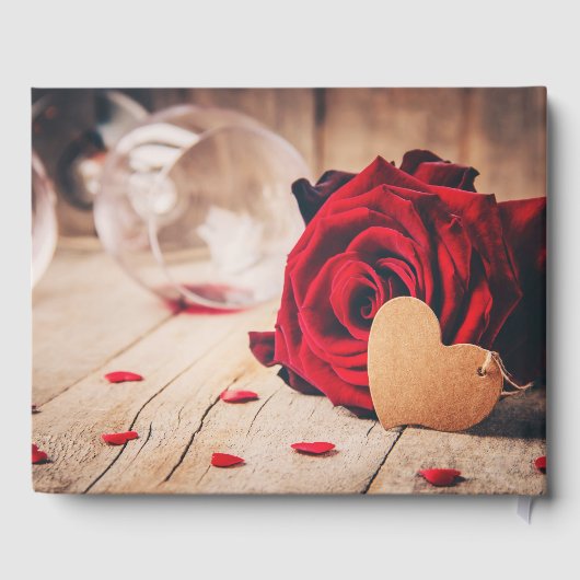 赤いバラ ゲストブック (裏面)