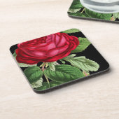 赤いバラ コースター (左側)