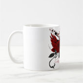赤いバラ コーヒーマグカップ (左)