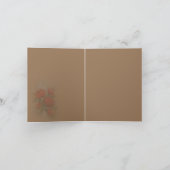 赤いバラ サンキューカード (内部)