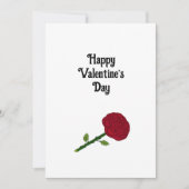 赤いバラ シーズンカード (正面)