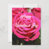 赤いバラ シーズンカード (正面)