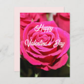 赤いバラ シーズンカード (正面/裏面)