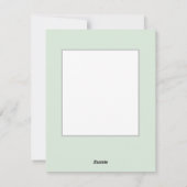 赤いバラ シーズンカード (裏面)