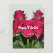 赤いバラ シーズンカード (正面/裏面)